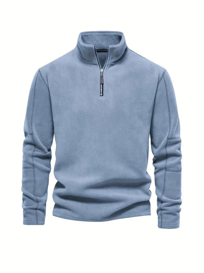 Doyle® | Pull en velours côtelé à demi-zip
