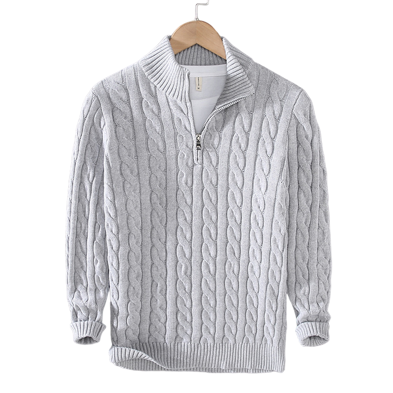 Ausonio® | Pull de luxe avec fermeture éclair
