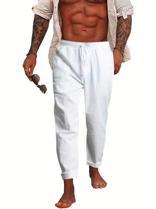 Ashby® | Pantalon en lin haut de gamme