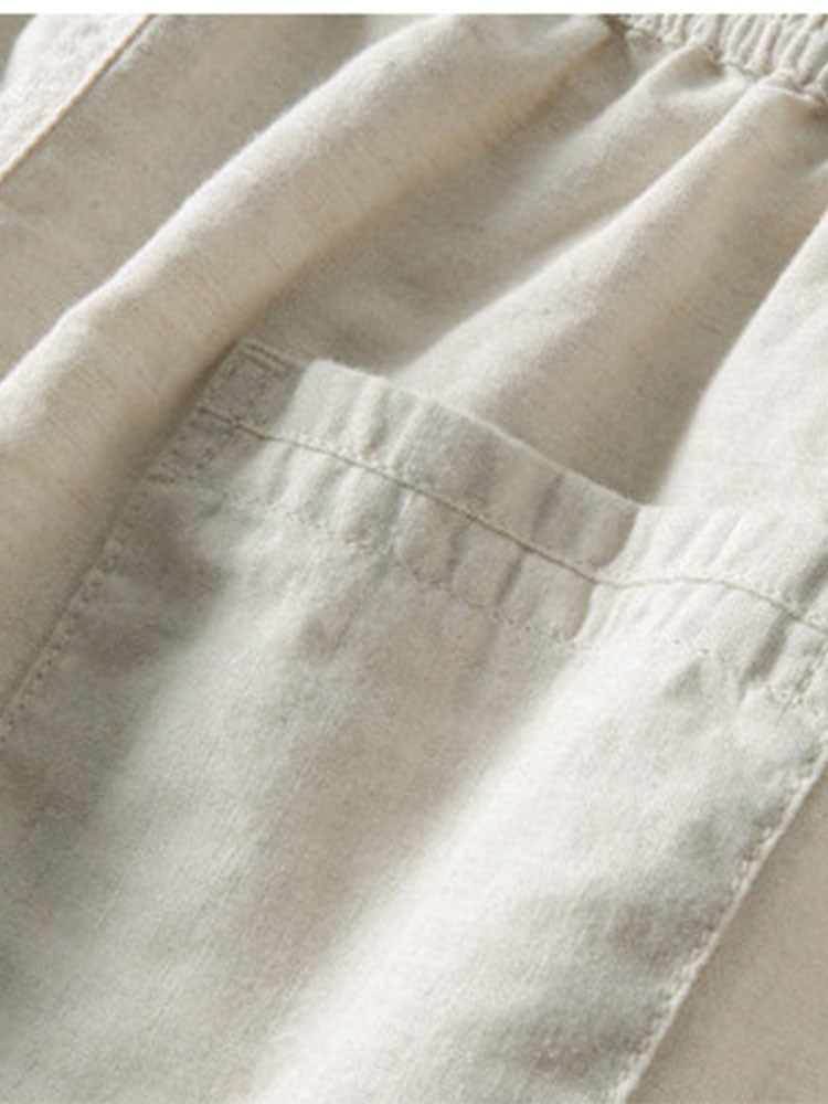 Aubrey® | Pantalon en lin à jambe droite