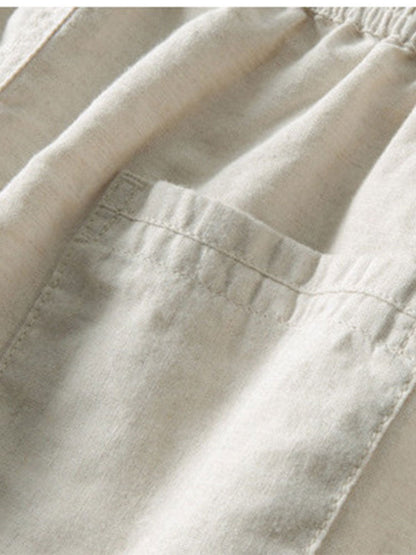 Aubrey® | Pantalon en lin à jambe droite