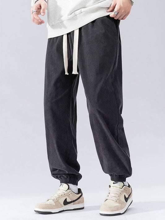 Bardrick® | Pantalon de jogging en velours côtelé avec cordon de serrage