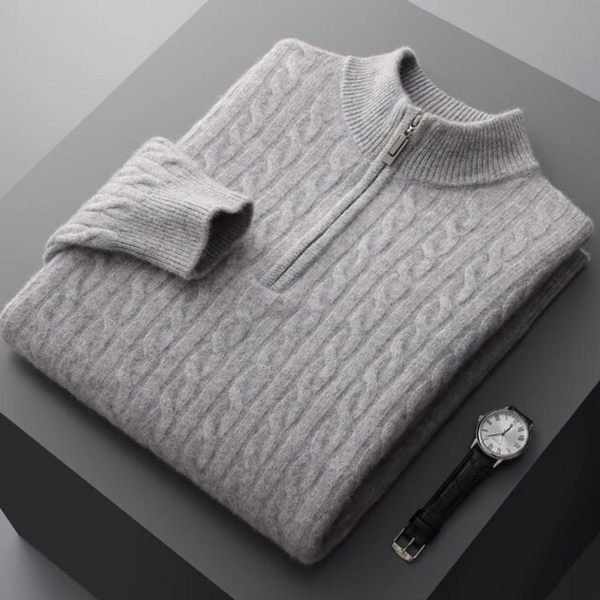 Chance® | Pull zippé en cachemire de luxe