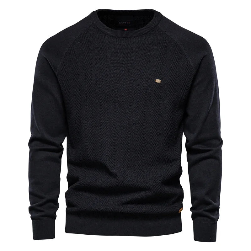 Edmundo® | Pull ras du cou de luxe