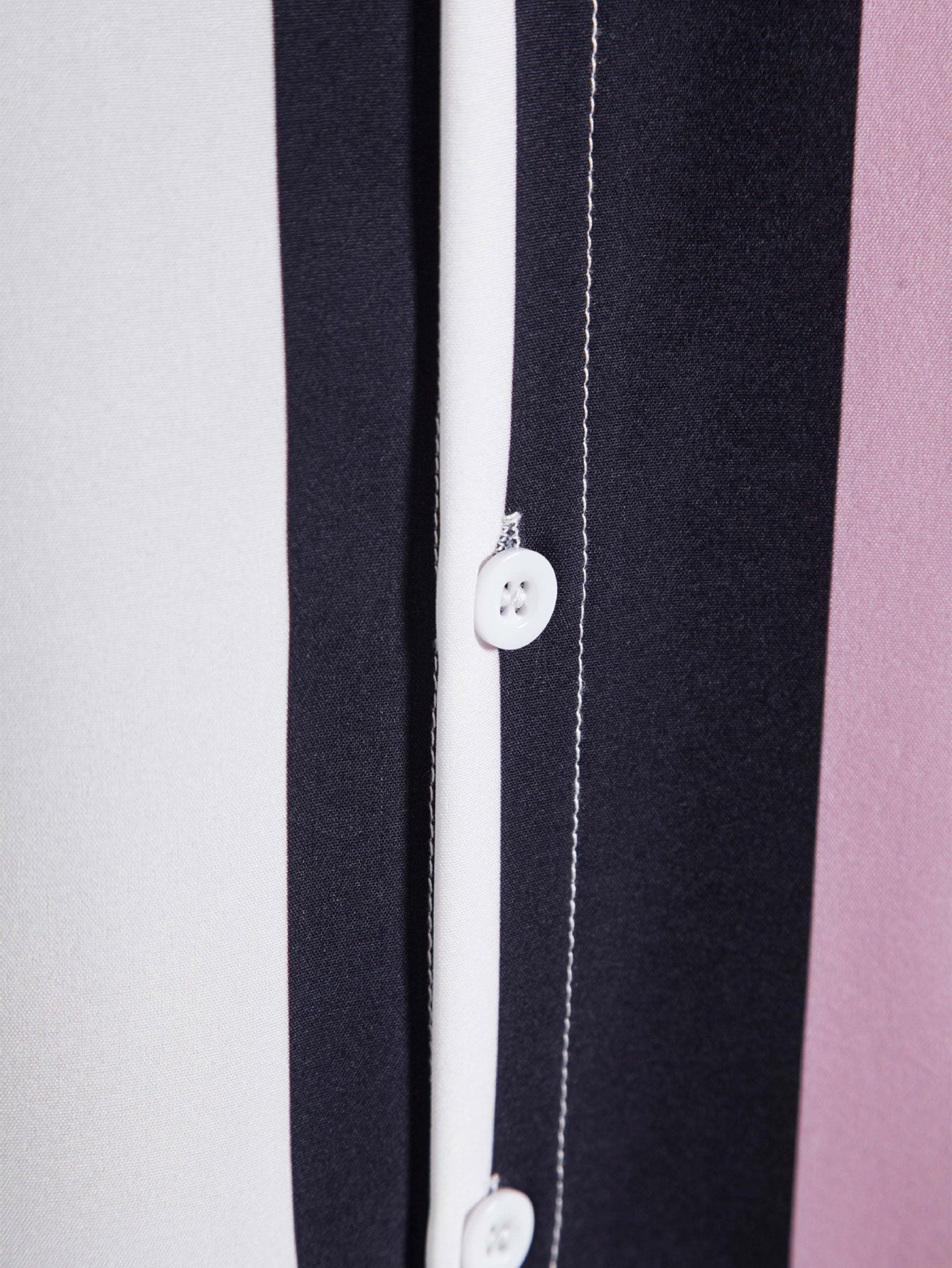 Tremble® | Chemise boutonnée à larges rayures imprimées