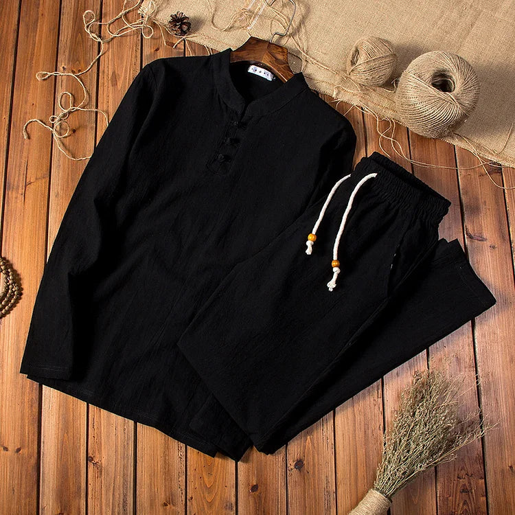 Gallagher® | Ensemble 2 pièces composé d'une chemise à manches longues et d'un pantalon à taille élastique