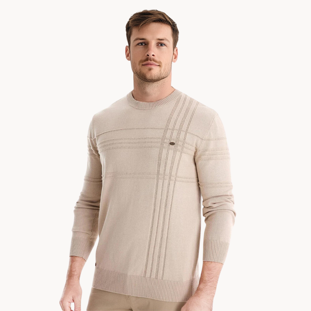 Ananias® | Pull pour homme à carreaux