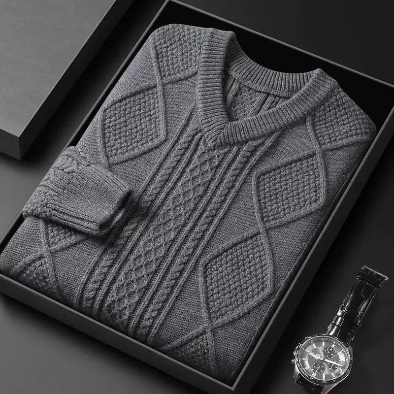 Éléazar® | Pull Jacquard De Luxe Pour Homme