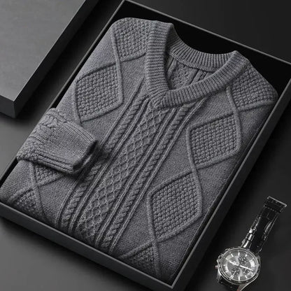 Éléazar® | Pull Jacquard De Luxe Pour Homme