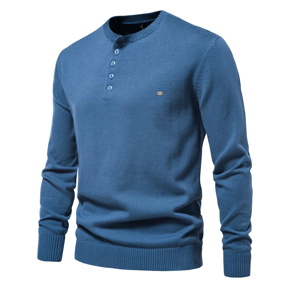 Crisóstomo® | Pull Henley décontracté pour hommes