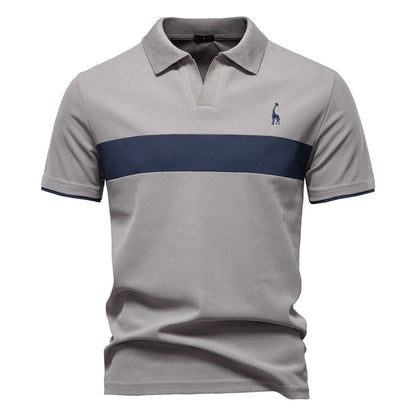 Aaron® | Polo pour hommes avec bloc de couleurs