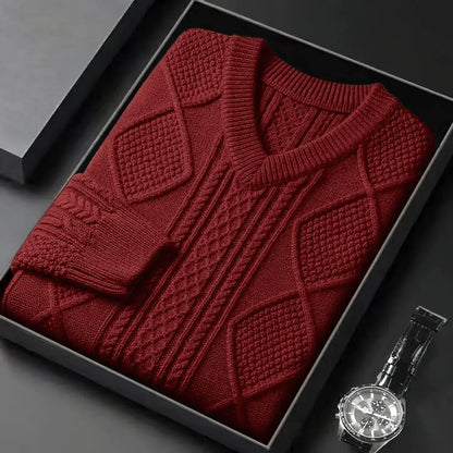 Éléazar® | Pull Jacquard De Luxe Pour Homme