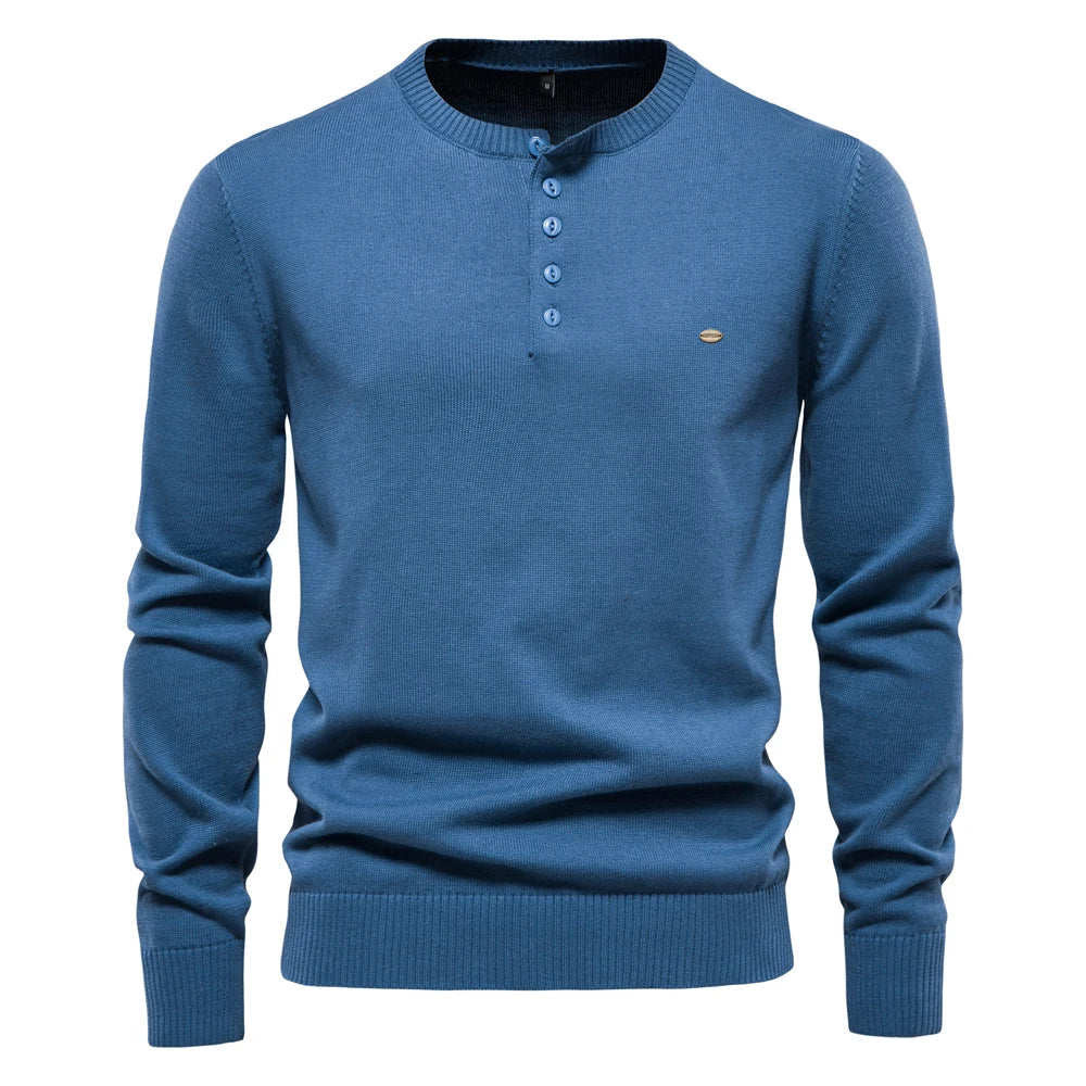 Crisóstomo® | Pull Henley décontracté pour hommes