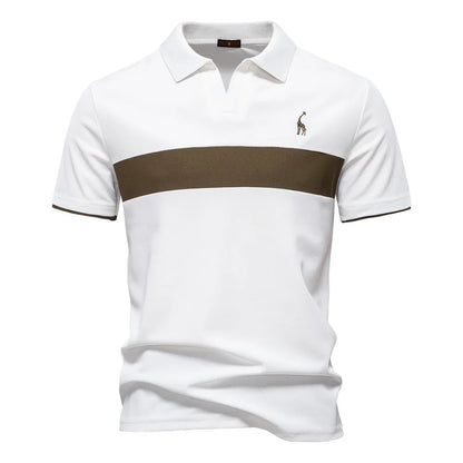 Aaron® | Polo pour hommes avec bloc de couleurs