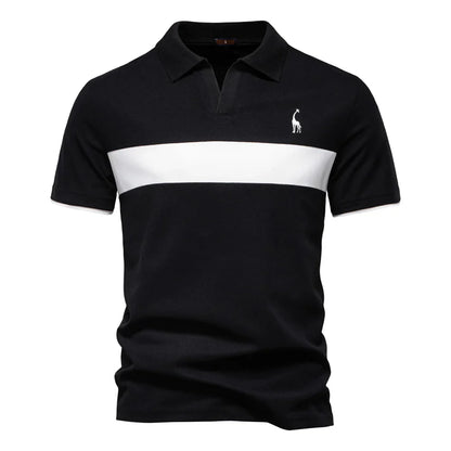 Aaron® | Polo pour hommes avec bloc de couleurs