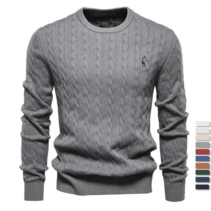 Doroteo® | Pull en maille avec broderie girafe