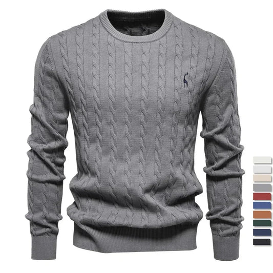 Doroteo® | Pull en maille avec broderie girafe