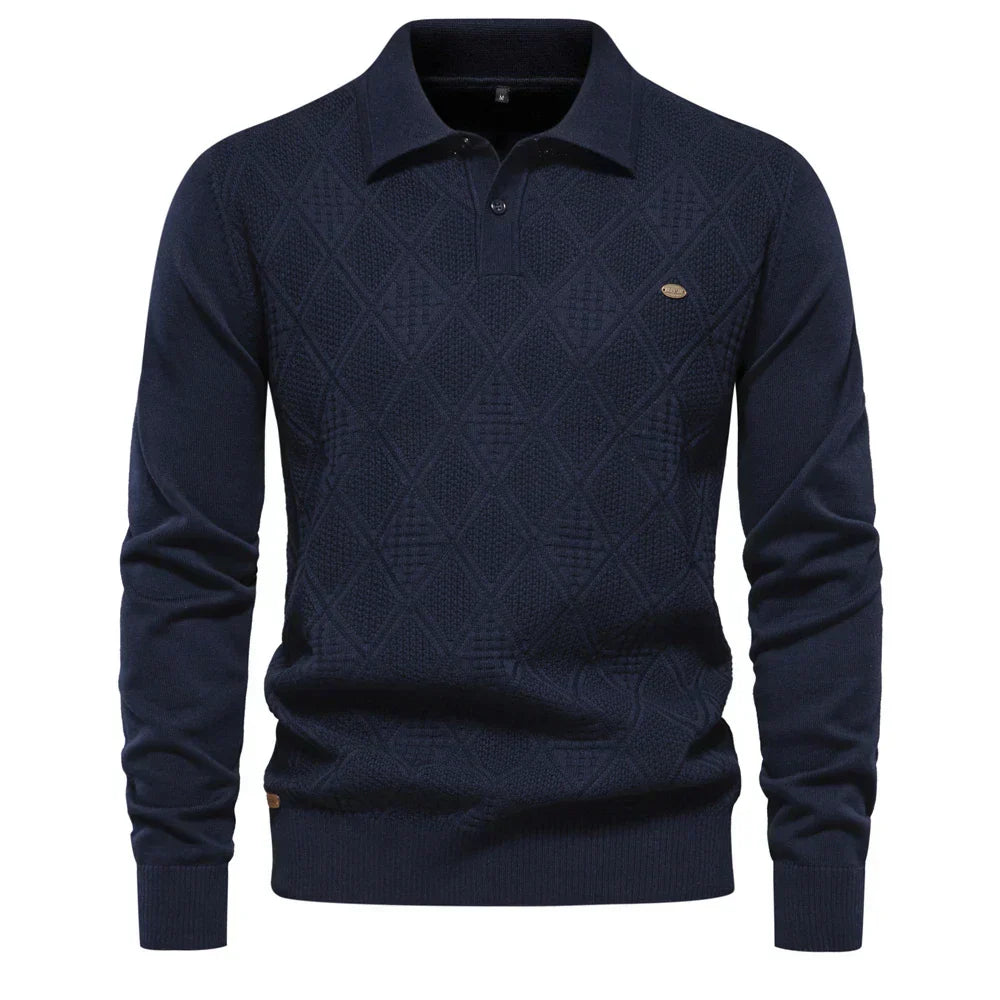 Delfin® | Pull polo classique en coton