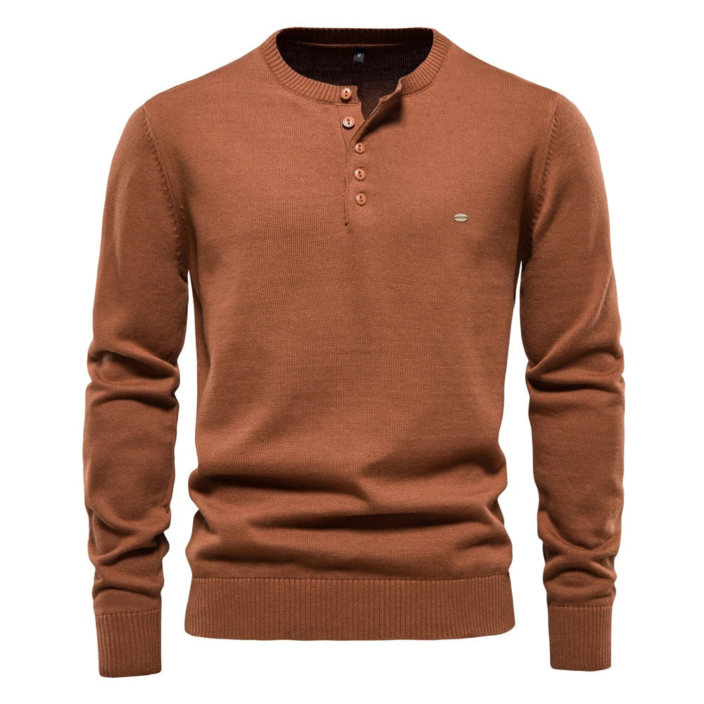Crisóstomo® | Pull Henley décontracté pour hommes