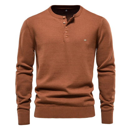 Crisóstomo® | Pull Henley décontracté pour hommes