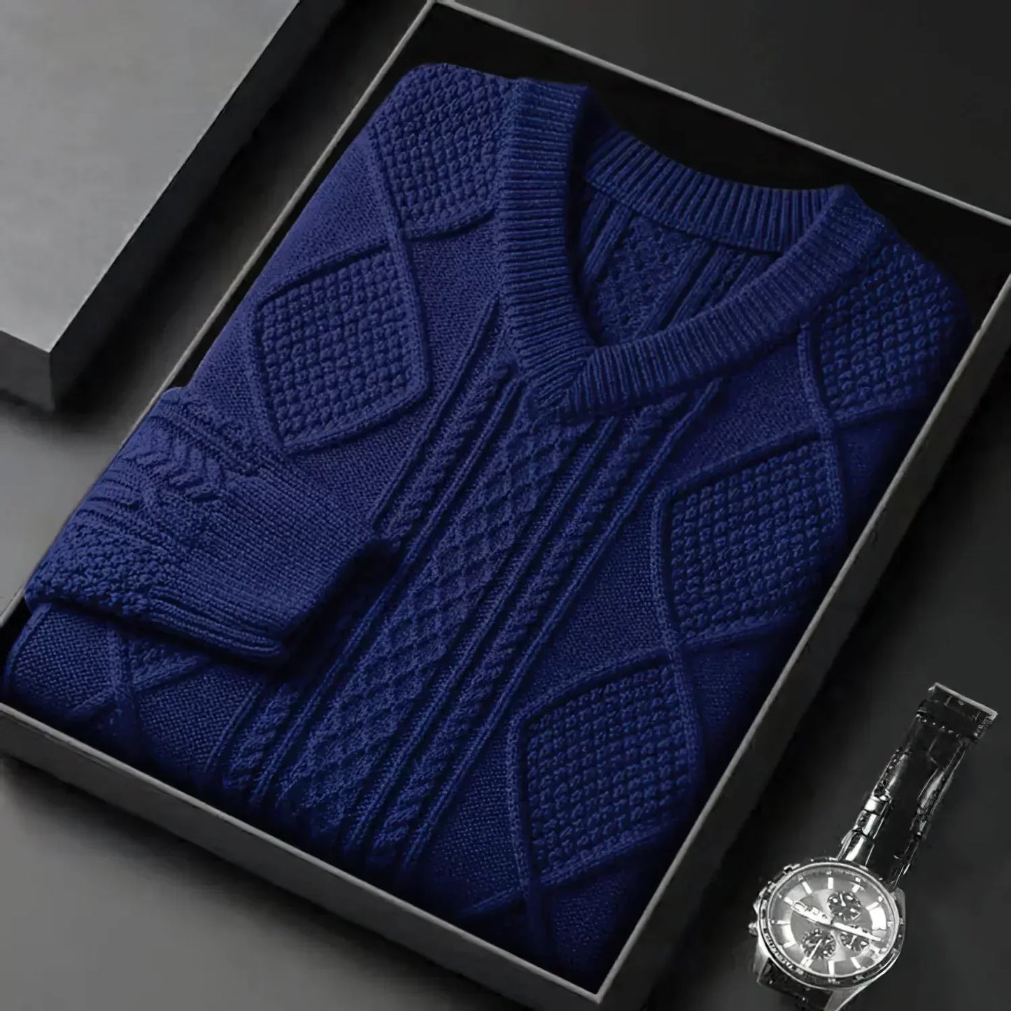 Éléazar® | Pull Jacquard De Luxe Pour Homme