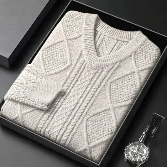 Éléazar® | Pull Jacquard De Luxe Pour Homme