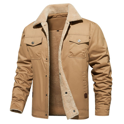 Frédéric® | Automne Hiver Veste Homme Casual Chaud Polaire Noir