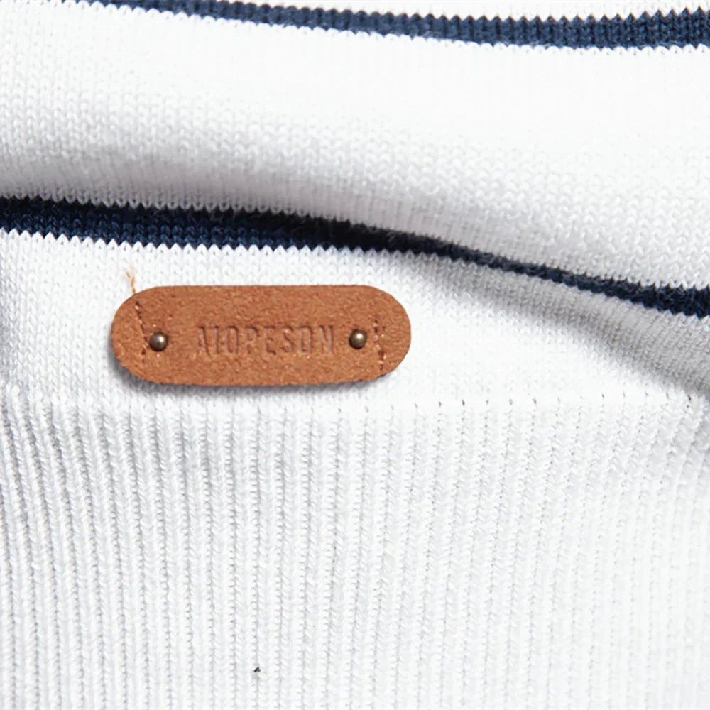Emeterio® | Pull en coton rayé pour hommes