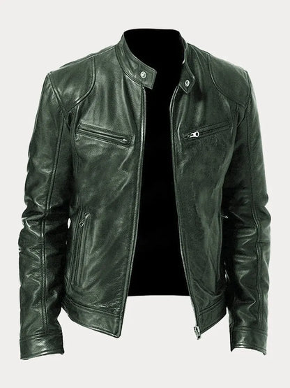 Wallace® | Veste en cuir décontractée