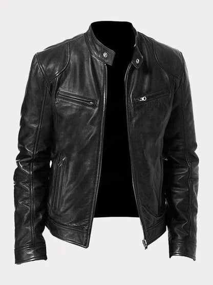 Wallace® | Veste en cuir décontractée