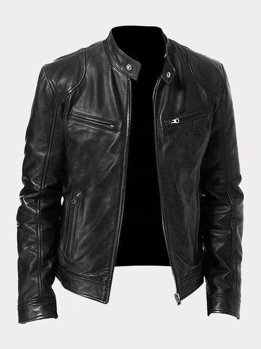 Wallace® | Veste en cuir décontractée