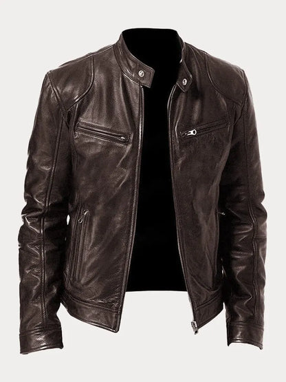 Wallace® | Veste en cuir décontractée