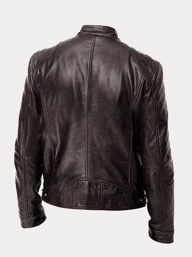 Wallace® | Veste en cuir décontractée