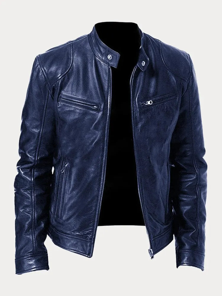 Wallace® | Veste en cuir décontractée