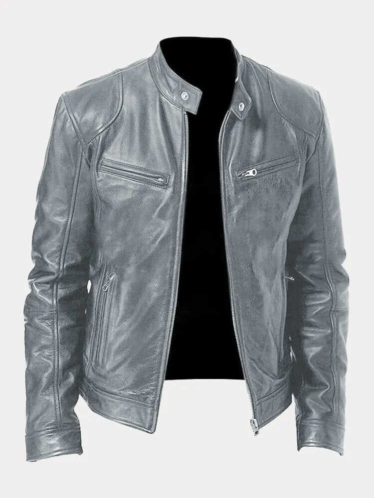 Wallace® | Veste en cuir décontractée