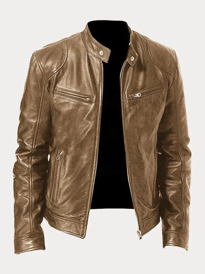 Wallace® | Veste en cuir décontractée