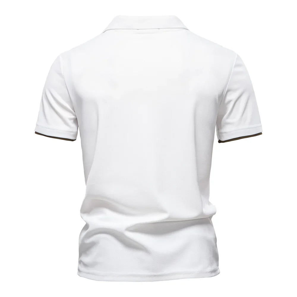 Aaron® | Polo pour hommes avec bloc de couleurs