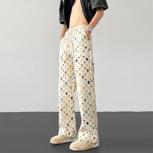 Zacchary® | Pantalon à imprimé artistique