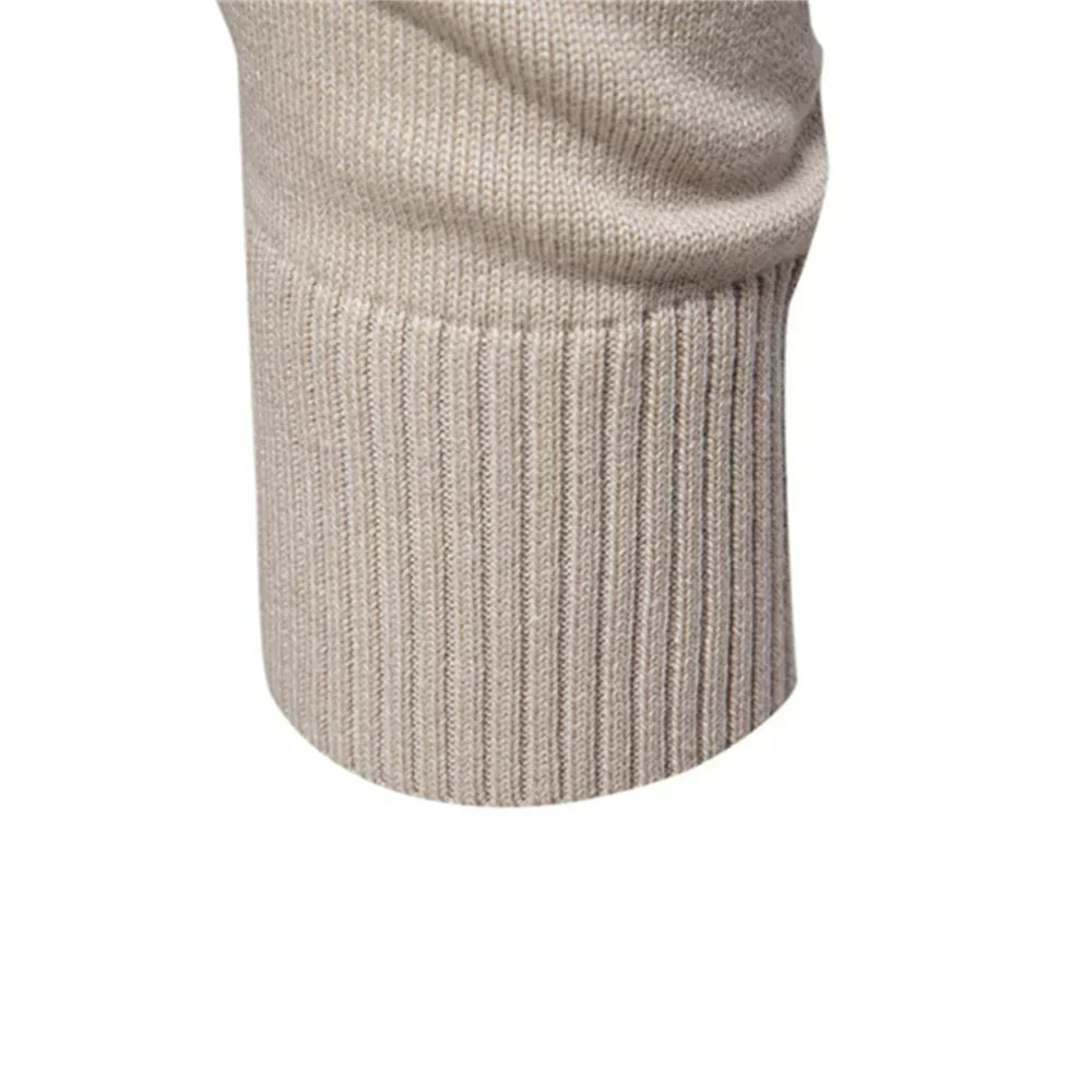 Emerenciano® | Pull à col en V en coton uni