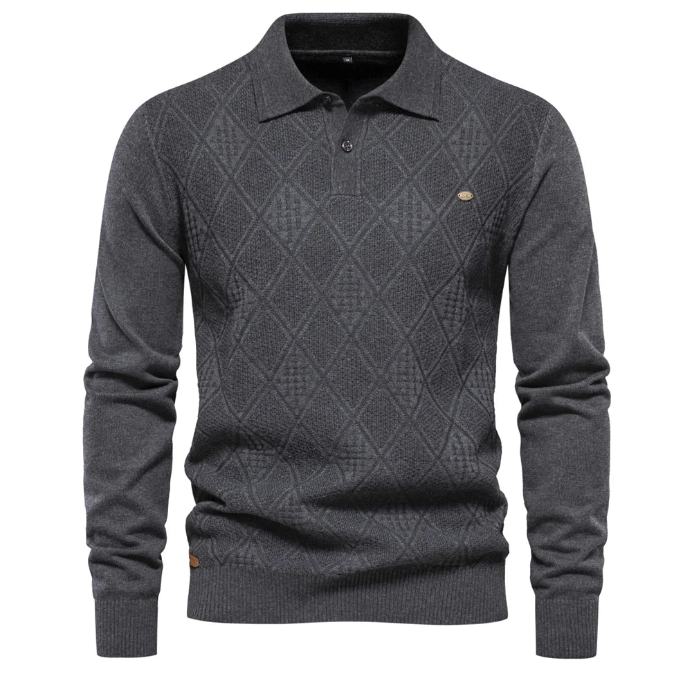 Delfin® | Pull polo classique en coton