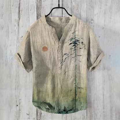 Levester® | Chemise vintage japonaise à manches courtes