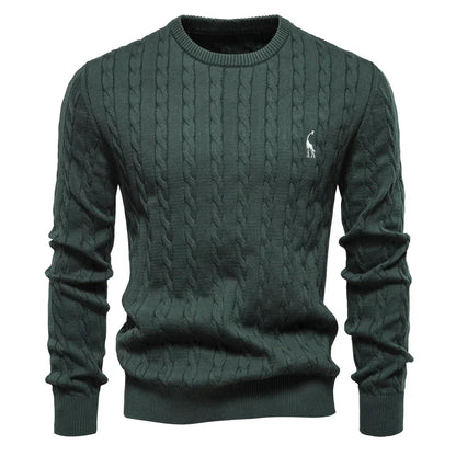 Doroteo® | Pull en maille avec broderie girafe