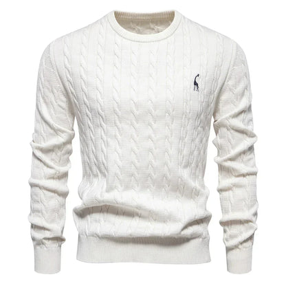 Doroteo® | Pull en maille avec broderie girafe