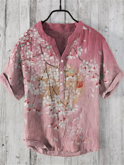 Levester® | Chemise vintage japonaise à manches courtes