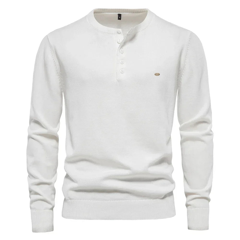 Crisóstomo® | Pull Henley décontracté pour hommes