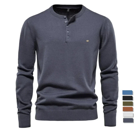 Crisóstomo® | Pull Henley décontracté pour hommes