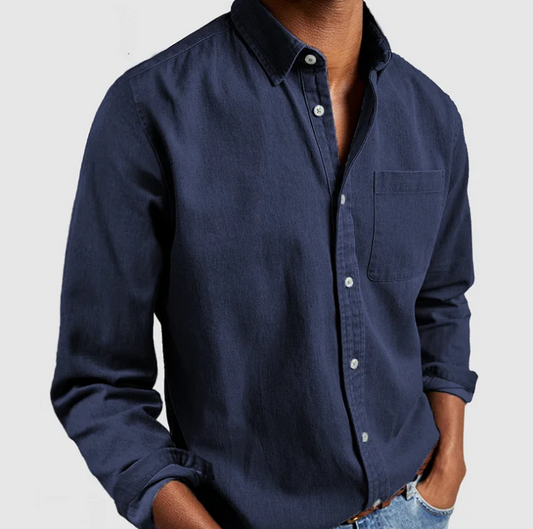Harley® | Chemise élégante à manches longues en coton pour hommes