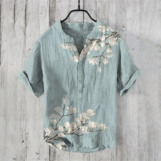Levester® | Chemise vintage japonaise à manches courtes