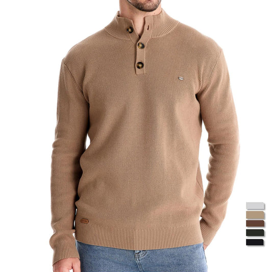 Donaciano® | Pull boutonné tricoté pour hommes