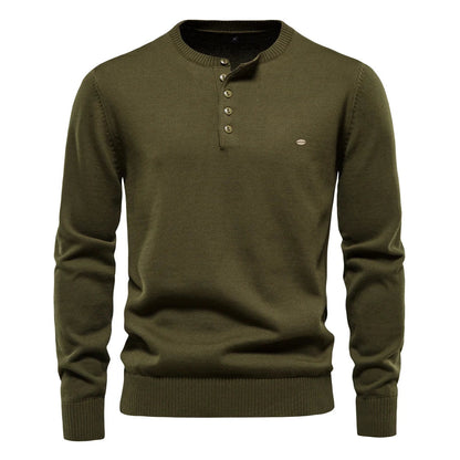 Crisóstomo® | Pull Henley décontracté pour hommes